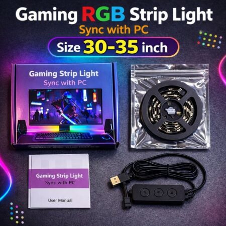 Gaming RGB Strip Light (30-35 inch)🔥